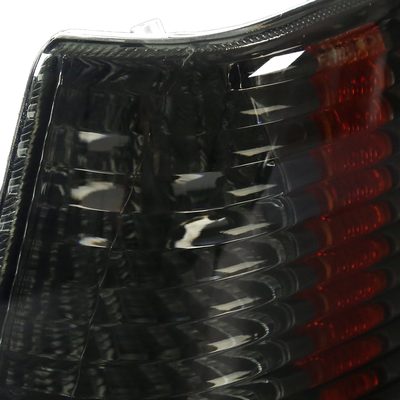 1993-1998 Jeep Grand Cherokee Corner Lights w/ Amber Reflectors Chrome/Smoke