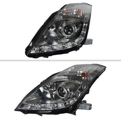 2006-2009 Nissan 350Z SMD LED Light Strip Projector Headlights Chrome/Smoke