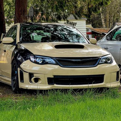 2008-2014 Subaru Impreza WRX / 08-2011 Outback Sport LED Bar Headlights Black