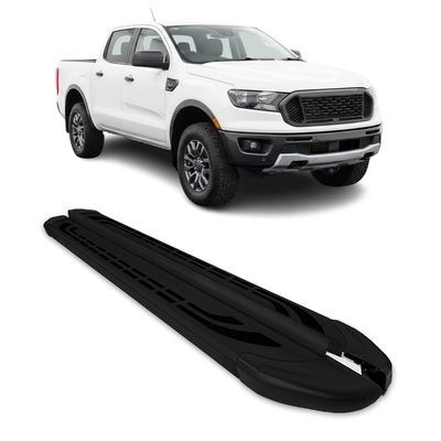 2019-2024 Ford Ranger SuperCab/Crew Cab Nerf Bar Side Step Running Boards Alu 2x