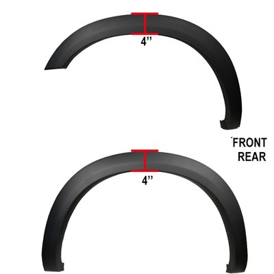 2010-2017 Dodge RAM 2500/3500 Smooth Factory OE Style Fender Flares