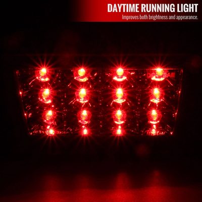 2011-2018 Subaru Impreza WRX/STI/XV Crosstrek LED 3rd Brake Light Chrome/Red