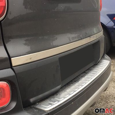 2014-2020 Fiat 500L Rear Trunk Molding Trim Stainless Steel Silver 1Pc