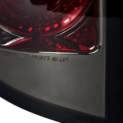 2005-2010 Honda Ridgeline Tail Lights Chrome Housing/Smoke Lens