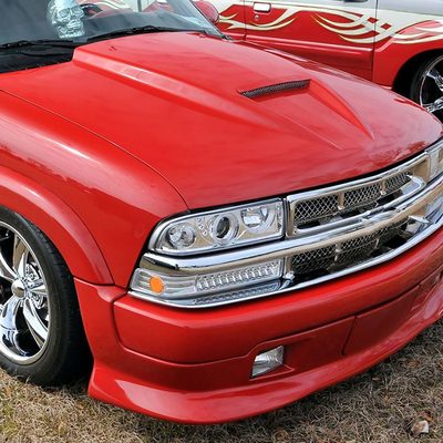 1998-2004 Chevy S10 Dual Halo Projector Headlights Chrome Housing/Clear Lens
