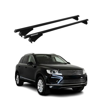 2015-2018 VW Touareg Roof Rack Cross Bars Black