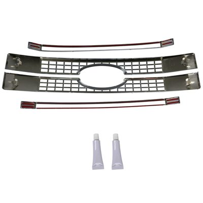 2017-2018 Ford F-250/F-350/F-450/F-550 SuperDuty Chrome ABS Grille Overlay