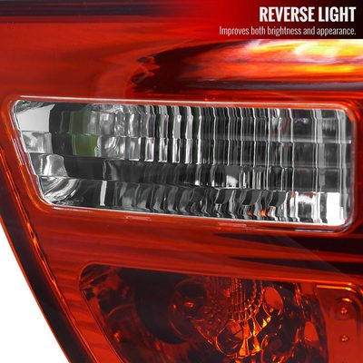 2000-2006 BMW E53 X5 Tail Lights Chrome Housing/Red Clear Lens