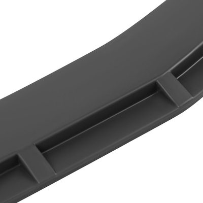 Universal Matte Black Polypropylene 3Pcs Front Bumper Lip Splitter Spoiler Set