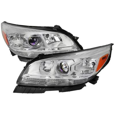 2013-2015 Chevy Malibu / Malibu Limited Projector Headlights Reflectors Chrome