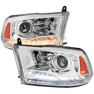 2009-2018 Dodge RAM 1500 / RAM 2500 3500 LED Bar Headlights Chrome
