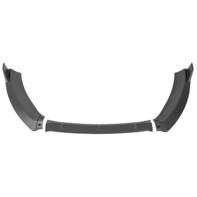 2014-2019 Ford Fiesta Matte Black 3Pcs Front Bumper Lip Splitter Kit