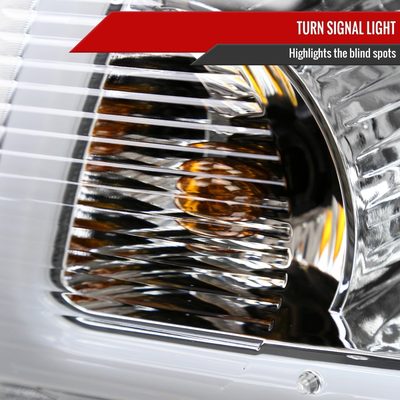 2001-2011 Ford Ranger LED Bar Factory Headlights Amber Corner Lamp Chrome