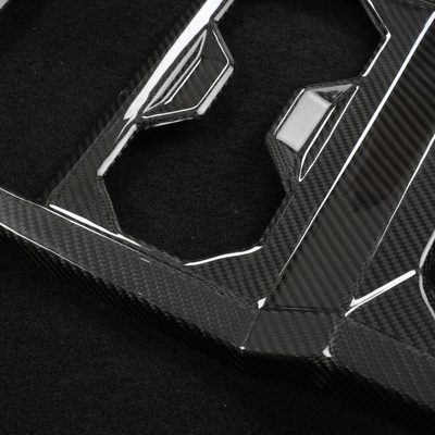 [Real Carbon Fiber] Front Drain Cup Panel For Cybertruck (Glossy/Matte)