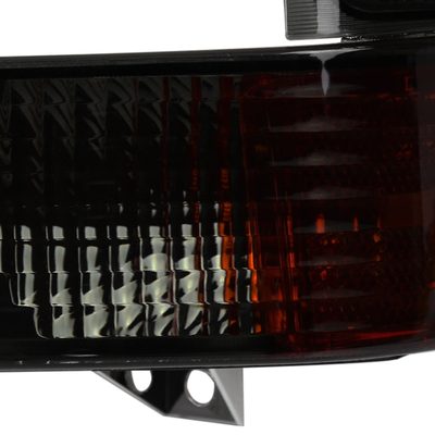 1999-2004 Ford F-250/350/450/550/Excursion Corner Lights Glossy Black/Smoke