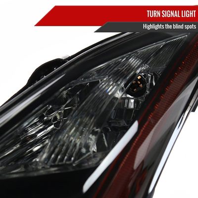 2008-2013 Infiniti G37/2014-2015 Q60 Factory Style Headlights Matte Black Smoke