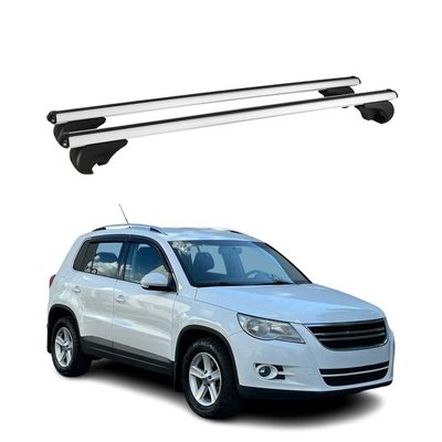 2009-2011 VW Tiguan Roof Rack Cross Bars Silver