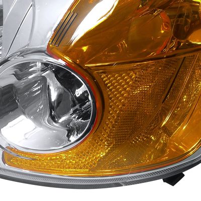 2001-2003 Honda Civic Factory Style Headlights Chrome Housing/Clear Lens