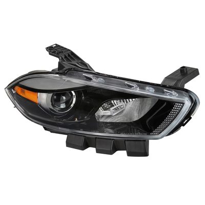 2013-2016 Dodge Dart Factory Headlights High/Low Beam - Passenger Side Black