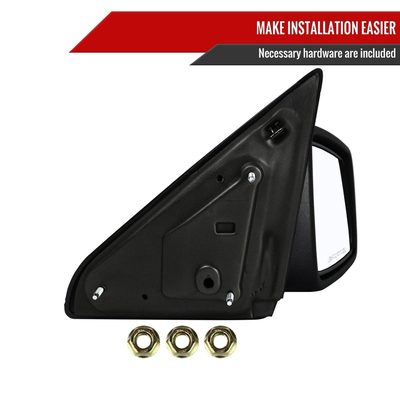 2009-2018 Dodge RAM 1500 / 1500 Classic Black Adjustable Side Mirror Passenger