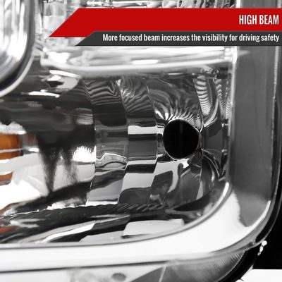 2015-2017 Ford F-150 Replacement Factory Style Headlights Chrome/Clear Lens