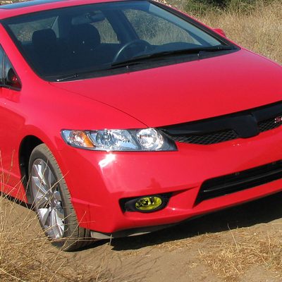 2009-2011 Honda Civic Sedan H11 Fog Lights Kit Chrome Housing/Yellow Lens
