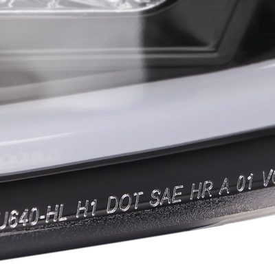 2000-2006 GMC Sierra/Denali/Yukon LED Strip Projector Headlights Matt Black