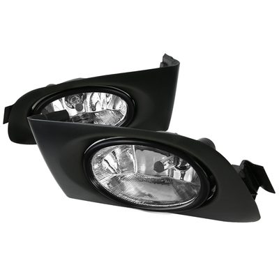 2001-2003 Honda Civic Coupe/Sedan 12V/55W H11 Fog Lights Chrome/Clear Lens