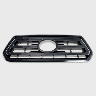2020-2024 Toyota Tacoma Grille Overlay Gloss Black 1Pcs ABS Plastic