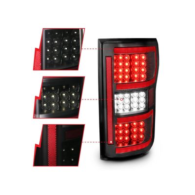 Anzo Black LED Tail Lights 311314