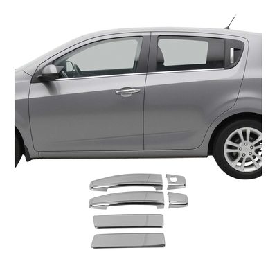 2012-2015 Chevrolet Sonic Hatchback Car Door Handle Cover Protector Stainless Steel 6x
