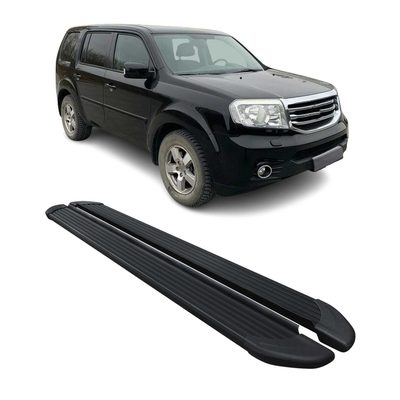 2009-2015 Honda Pilot Running Boards Side Steps Black
