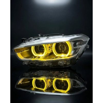BMW 1 Series F20 / 118i Dual-Color (Yellow / White) LED Headlight Assembly with High / Low Beam 2015 - 2018
