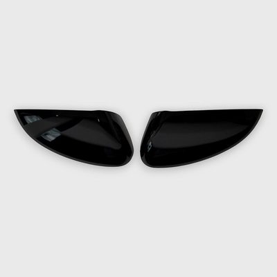 2018-2025 Honda Accord Mirror Cover Caps Gloss Black 2Pcs ABS Plastic