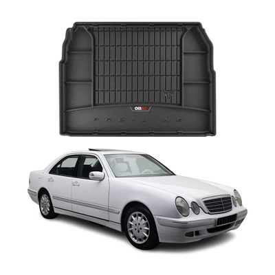 1996-2002 Mercedes E Class W210 Sedan Premium Cargo Liner Trunk Mat All Weather Heavy Duty Black
