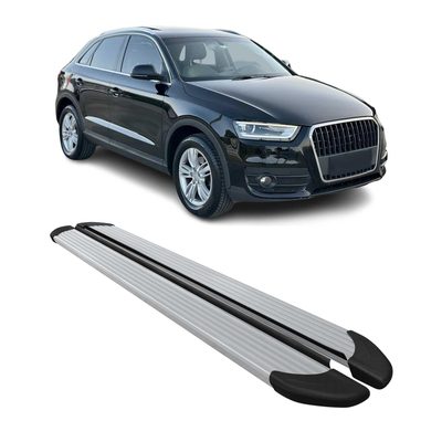 2013-2018 Audi Q3 / Q3 Quattro Running Boards Side Steps Silver