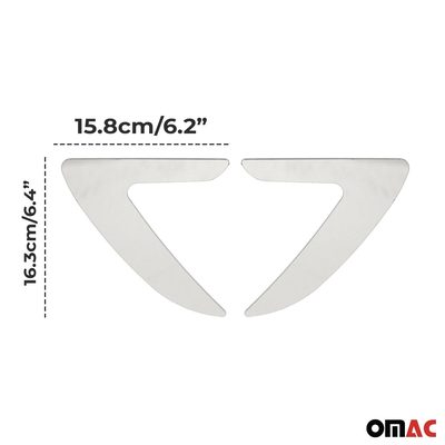 Lexus Side Door Molding Trim Decorative Stainless Steel Silver 2 Pcs