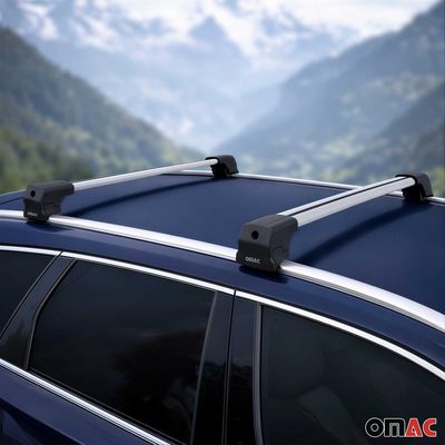 2015-2019 Mercedes GLA Class X156 Roof Rack Cross Bars Silver