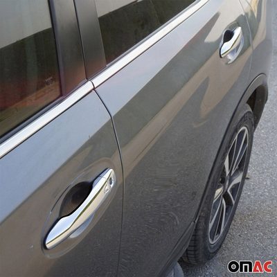 2017-2022 Nissan Rogue Sport Car Door Handle Cover Protector Stainless Steel Chrome 8 Pcs
