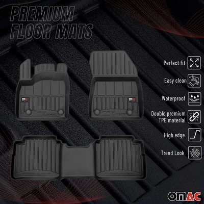 2021-2026 Nissan Rogue Premium Floor Mats Liners Full Set All Weather Heavy Duty
