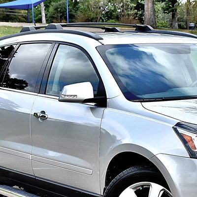 2009-2017 Chevrolet Traverse Aluminum Roof Rack Cross Bars Black