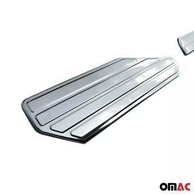 2010-2020 VW Amarok Door Sill Scuff Plate Scratch Protector Stainless Steel 4 Pcs