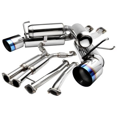 2003-2009 Nissan 350Z Coupe/Convertible Steel Dual Catback Exhaust Burnt Tips