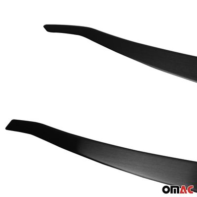2015-2024 Jeep Renegade Side Door Molding Trim Brushed Steel Dark