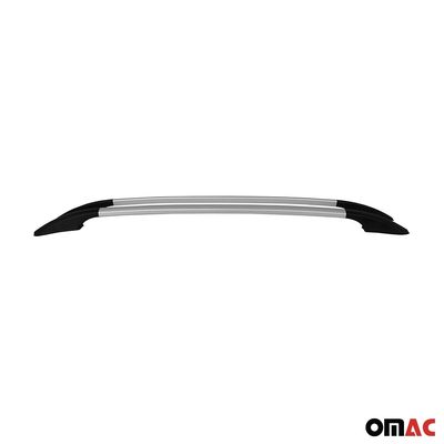 2008-2014 Hyundai i20 Roof Rack Rails Side Rails Aluminium Silver 2 Pcs