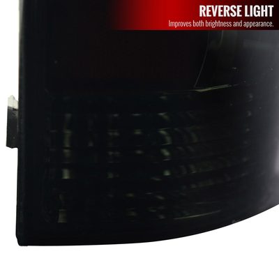 2005-2015 Toyota Tacoma LED Tail Lights Chrome Housing/Dark Smoke Lens