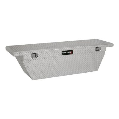 TrailFX Caja De Herramientas Tapa Simple Profunda De Bajo Perfil Con Puntales (Cabina Sencilla)