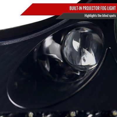 1997-2004 Porsche Boxster 986/911 996 LED Headlights Signal Lights Black