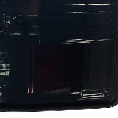 2007-2014 Chevy Silverado LED Tail Lights - OZ Chrome Housing/Smoke Lens