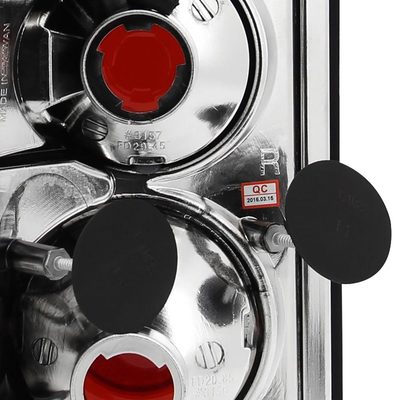 1995-1997 Ford Explorer Tail Lights Chrome Housing/Smoke Lens